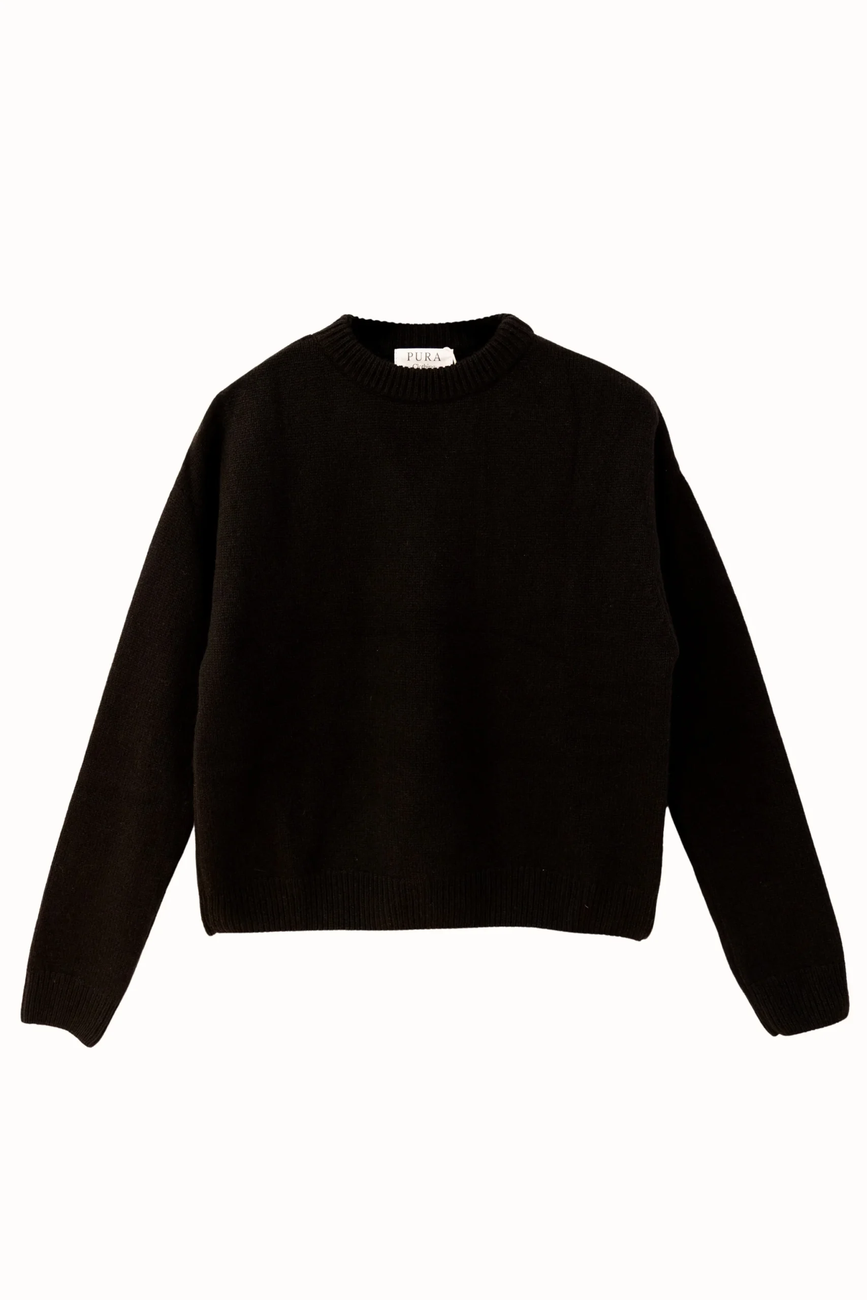Best Pura Cashmere Classic Crewneck Sweater